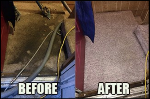 Before and After by Jake's Carpet and Upholstery Cleaning